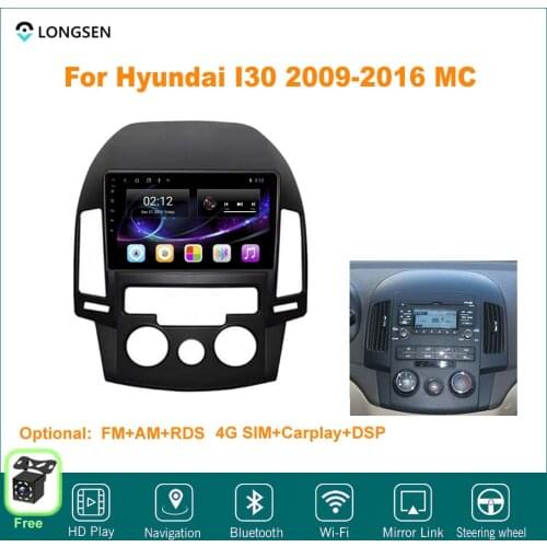 9" Android 10 For Hyundai I30 2009,2010,2011,2012,2013,2014,2016 MC Multimedia Video GPS Navigation Car DVD Player Auto Radio