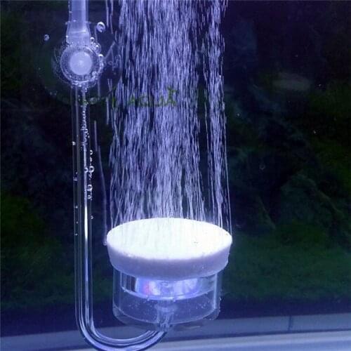 1 piece acrylic air refiner aquarium oxygen pump air pump oxygen diffuser fish tank oxygen silent quiet no noise