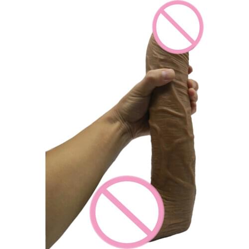 AMABOOM 32*6CM Super Big Dildo Realistic Penis Giant Huge Dildos Large Dick Masturbator Vagina Or Anal Plug Sex Toys For Woman