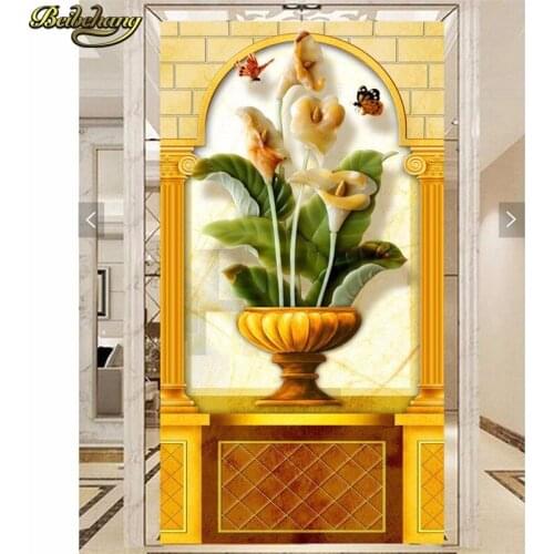 Beibehang wall paper 3d art mural Continental HD Tarot classic vase covering Home Decor Modern bedroom wallpaper For Living Room