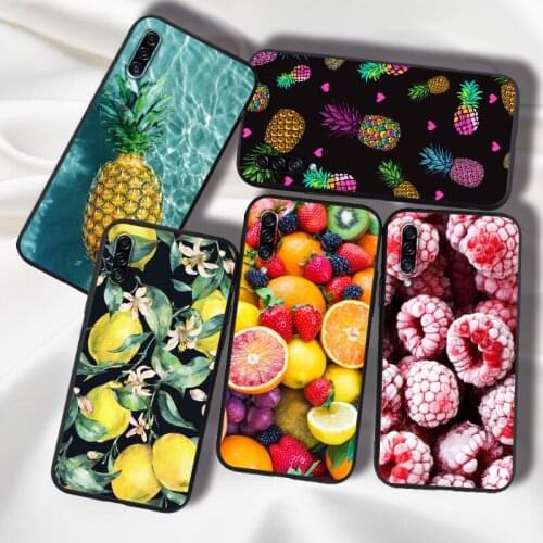 For Samsung Galaxy A51 A71 A41 A31 A40 A50 A70 Case Cover Silicone TPU Soft Bumper Fruit Pineapple For Samsung A51 A71 4G