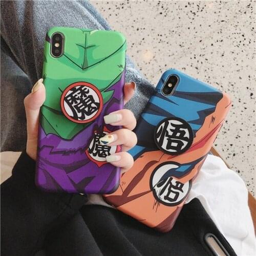 Dragon Ball Case for IPhone 6 / 6 S / 7 / 8 / 8 Plus / X / XS / XR / XS Max / 11 / 11 Pro /Silica Gel Anti-fall Silicone Case