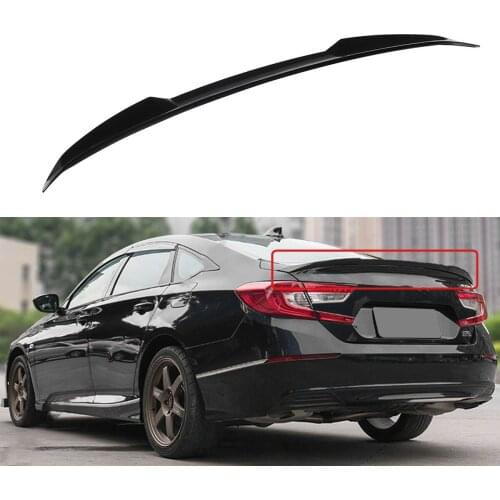 For Honda Accord 2018-2021JDM V Type Car Tail Wing ABS Rear Roof Spoiler Wing Trunk Lip Boot Cover Car Styling