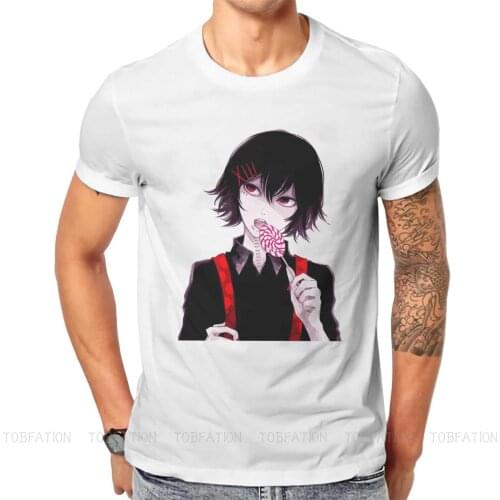 Suzuya Harajuku TShirt Tokyo Ghoul Japanese Anime Printing Tops Leisure T Shirt Male Tee Gift Idea
