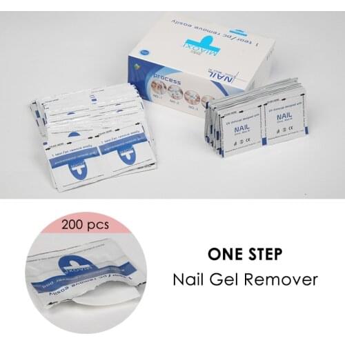 Arte Clavo 200pcs Nail Gel Removal Wraps For Gel Varnish Remove Nail Pads Paper Nail Art Cleanser Nail Care Towel Manicure Tools