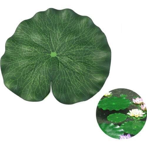 Artificial Lotus Leaf Floating Lotus Leaf Decorative Fake Leaf Decor For Aquarium Pool Fish Tank Artificial Plant Home Decor
