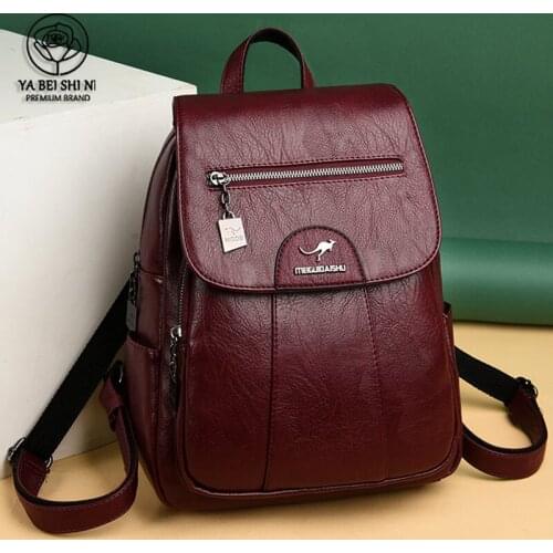 JASMINE DAISHU Women's Leather Backpacks