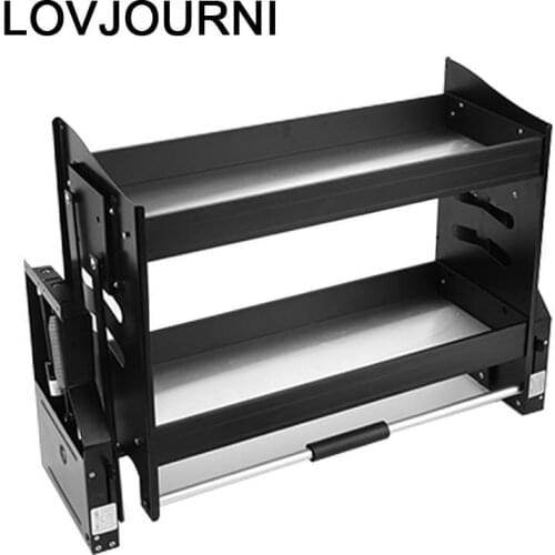 Dish Drainer Keuken Despensa Gabinete Stainless Steel Hanging Cozinha Cuisine Rack Kitchen Cabinet Cestas Para Organizar Basket