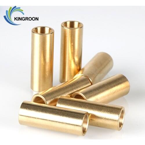 KINGROON 2pcs Metallurgy Bushing Brass bearing Self-lubricating Copper Sleeve Special Bearings Slide 3D Printers Parts 3D Parts
