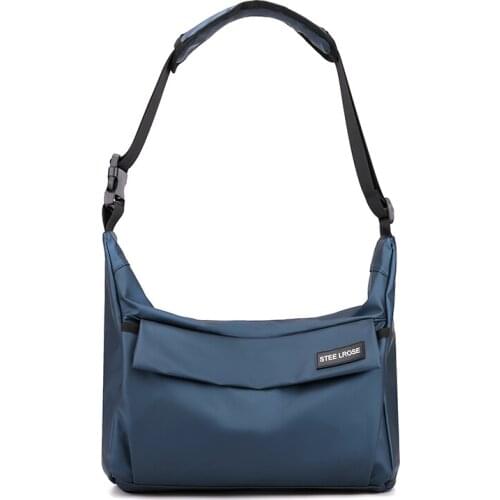 Men Nylon Handbags Casual Leather Laptop Bags Male Business Travel Messenger Bags Mens Crossbody Shoulder Bag