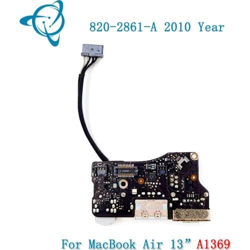 Shenyan Original A1369 USB Board For Macbook Air 13.3" DC I/O Jack Audio Power Board 820-2861-A EMC 2392 2010 Year
