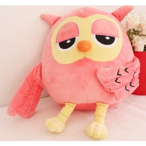 Hot Cute Plush Owl Toy For Children Pillow Big yellow duck Pony Couple Birthday Gift Christmas Stuffed Animals One Piece