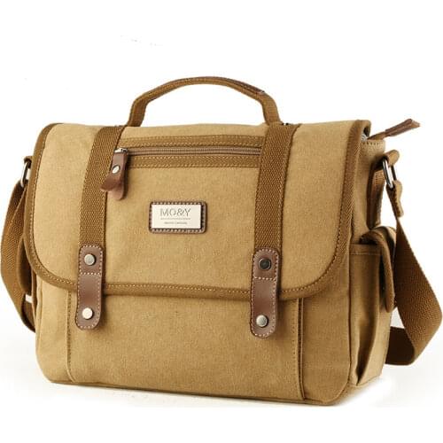Ruil Hot Sale! 2018 Vintage Canvas Versatile Casual Shoulder Messenger Bags For Men Retro Travel Bag Free Shipping