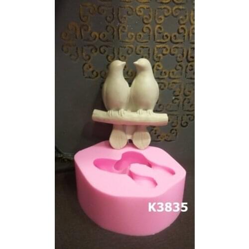 Dual bird silicone mold bakeware mould decoration decorative decor outstanding evdekor