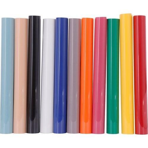 SUNICE School Festival DIY Flock Heat Transfer Vinyl PU HTV Heat Press Vinyl Iron on T-shirt Garment Vinyl Width:50cm(20inch)