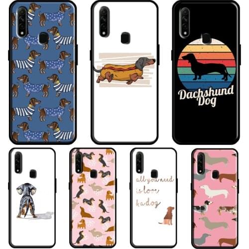 Dachshund Teckel Dackel Dog For OPPO A15 A1K A3S A5S A52 A72 A91 A83 A93 Find X3 Pro Reno 2 Z A5 A9 A31 A53 2020 Case