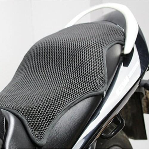 Universal Motorcycle Sunscreen Seat Cover Prevent Bask pad 3D Mesh Fabric Non-slip Motorcycle Accessories