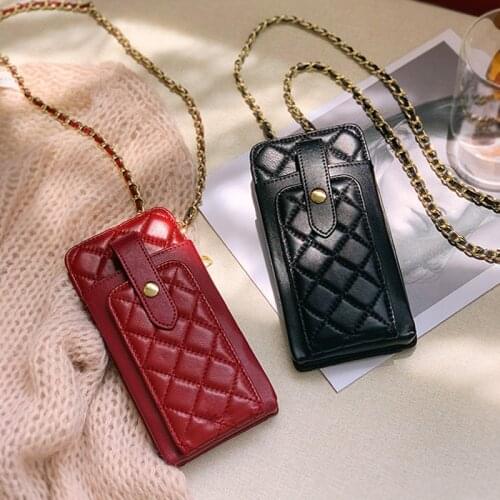 Womens bag Sheepskin Mini Shoulder Bag Small Leather Crossbody Bags 2021 womens brand High Capacity Plaid designer Handbags