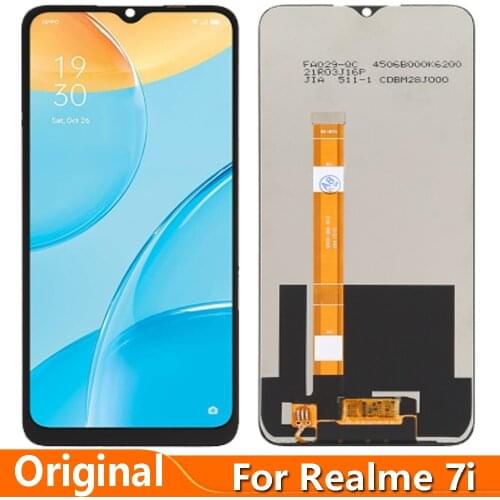 6.5" For Realme 7i Global RMX2193 LCD Dispaly Touch Digitizer Screen Assembly Helio G85