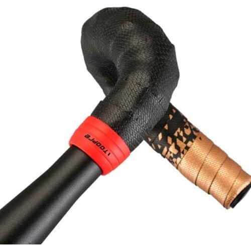 Bicycle Handlebar Strap Wrap Silicone Anti-slip Fixing Ring Road Bike Cover Dead Fly Bend 1 Pair