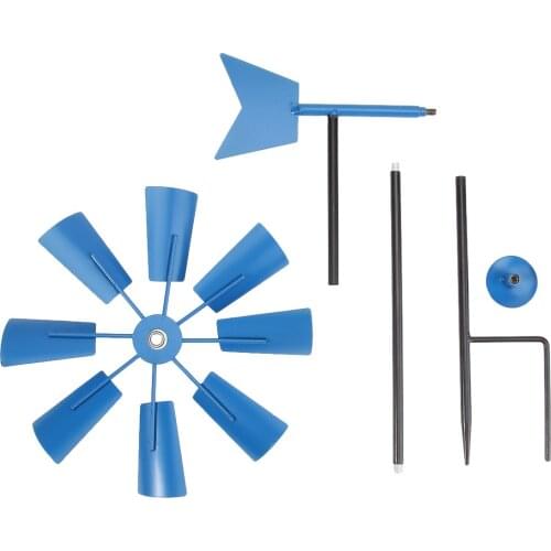 1pcs Decorative Windmill Iron Windmill Wind Spinner Winnower Decor Winnower Garden Wind Ornament for Park Garden Outdoor Yard