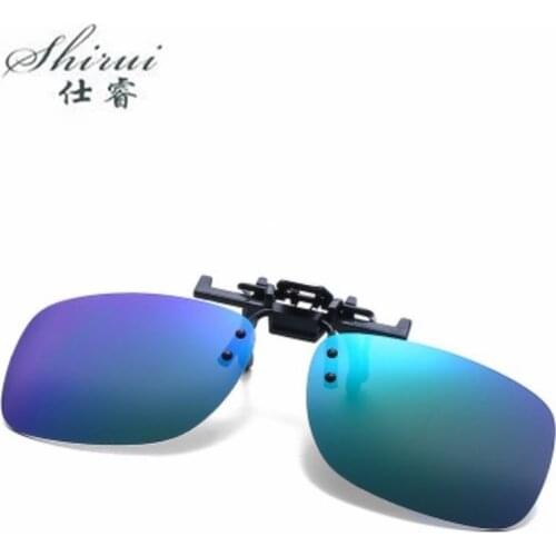 2019 Unisex Polarized Clip On Sunglasses Near-Sighted Night Vision Lens Anti-UVA Anti-UVB Sunglasses Clip