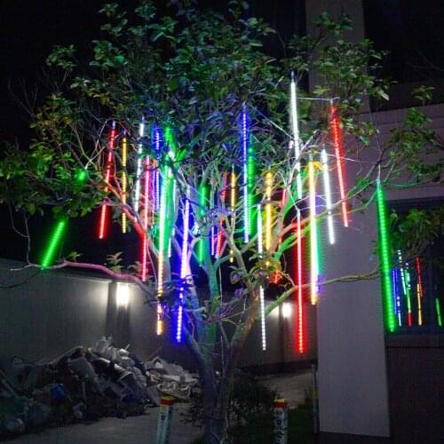 50cm 30cm LED Meteor Shower Garland Holiday Strip Light Outdoor Waterproof Fairy Lights For Garden Street Christmas Decoration