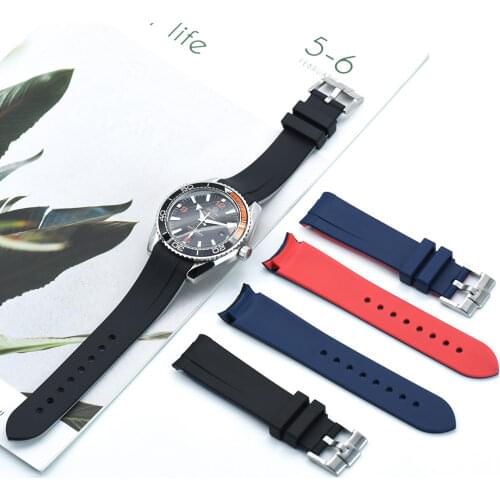 New Design Summit Watch Strap 20mm 22mm Locking Feature Quick Release Rubber Watch Bands For Men