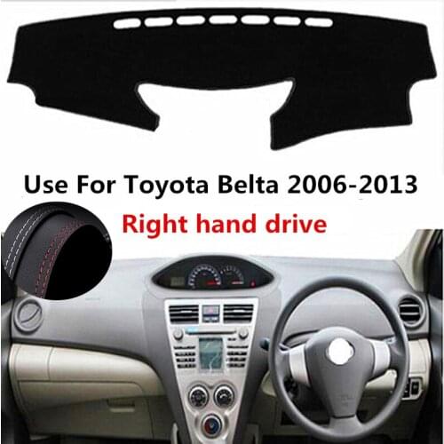 TAIJS Factory protective Classic Leather Car Dashboard Cover For TOYOTA Belta 2006 2007 2008 09 2010 11 12 13 Right hand drive