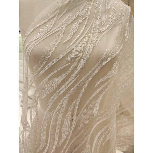 Embroidery Lace Fabric African Lace Fabric For Dress By The Yard Bridal lace Wedding Dress DIY Dress