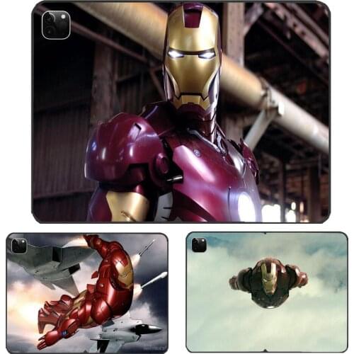 Love Marvel Avengers Captain America Spider-Man Iron Man iPad Case For i Pad 10.2 Case Hunter X Hunter Soft Silicone Back Funda
