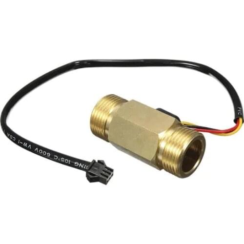 DN20 G3/4 Copper Water Flow Sensor Pulse Output 1.75Mpa 2~45L/min Flowmeter
