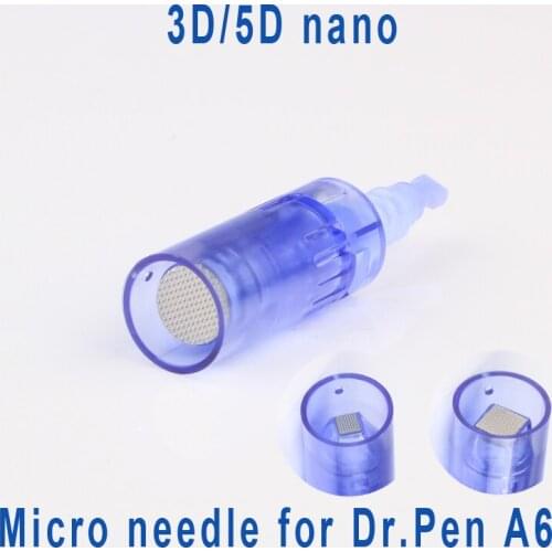 50pieces 3D/5D Nano bayonet cartridges for dr.pen A6 anti aging micro needles replaced cartridge for meso derma pen Dermaroller
