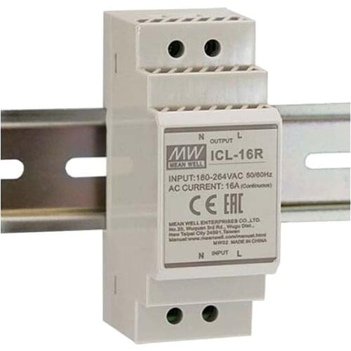 Original Mean Well ICL-16R meanwell DIN Rail 16A AC Inrush Current Limiter to reduce the high starting current