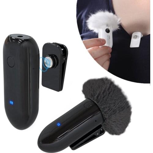 Lensgo LWM-318C Lavalier Wireless Microphone Video Mic for Cell phones Cameras DSLR Gimbal Vlog Audio Interview Lapel Microphone