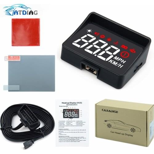 Head Up Display A2 display gps Digital Car Speedometer Auto Windshield Project Speedometer GPS hud head up display for All cars
