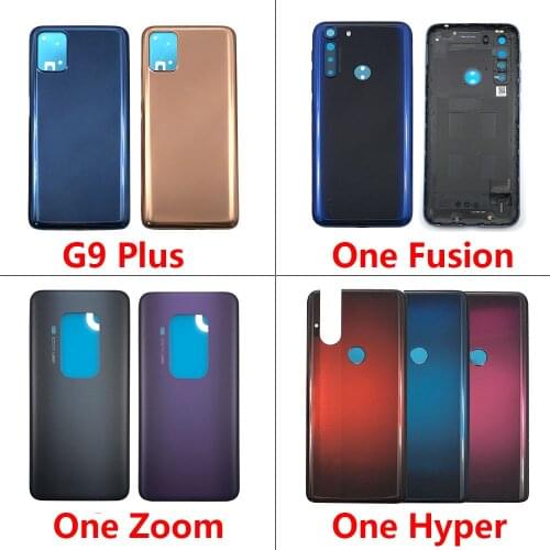 Back Glass cover Adhesive Sticker Stickers glue For Moto G9 Plus / One Fusion / One Hyper / One Zoom/ E7 / X4/One Macro/ G7 Plus