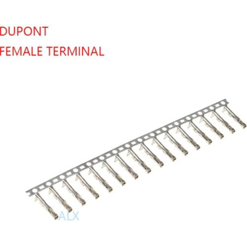 200pcs dupont reed DUPONT housing female terminal FOR 2.54MM PITCH dupont CONNECTOR FOR JUMPER WIRE CABLE Pins Crimp