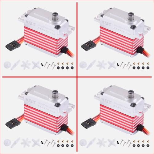 4PCS KST BLS915 V2.0 25kg 0.07sec Brushless HV Metal Servo 550-700 Helicopter 1/10 rc car For 550-700 Helicopter
