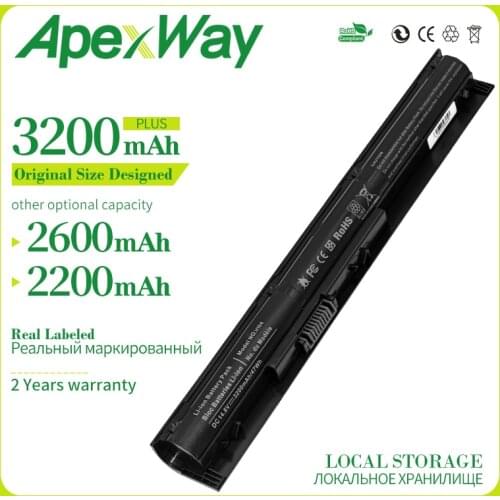 Apexway Laptop Battery 14.8V VI04 VIO4 For HP ProBook 440/450 G2 Series 756743-001 756745-001 756744-001 756478-421