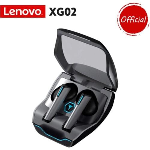 Lenovo XG02 Wireless BT5.0 Headphones In-ear Gaming Earbuds HiFi Sound Quality Professional Game Earphones Dual Mode with HD Mic