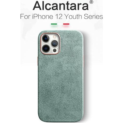 SanCore Youth Series Alcantara Case For iPhone12 12Pro 12ProMax 12Mini Case Phone Cover Phone bag