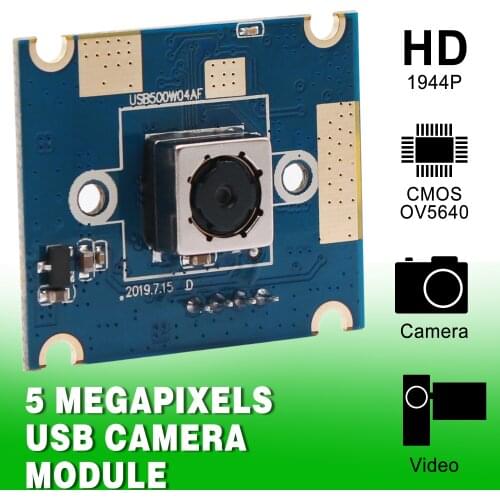 CMOS OV5640 5megapixel autofocus usb camera with 60 degree lens 25*30mm mini Usb Camera Module for Windows/MAC OS/Android/Linux