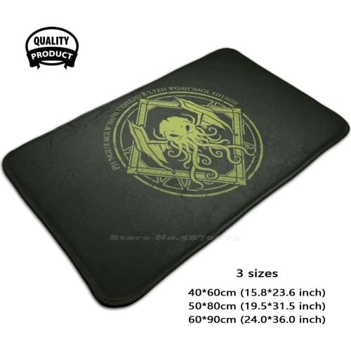 Cthulhu - Love - Chant Design 3D Household Goods Mat Rug Carpet Foot Pad Love Cthulhu Eldritch Horror Love Ian Dark Elder God