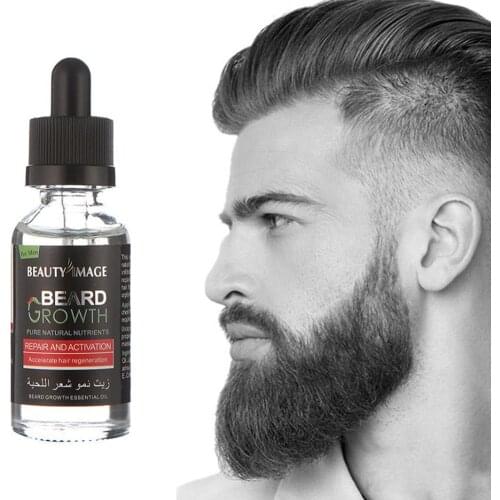 Beard Growth Essential Oil For Gentlemen Moustache Thicker Oil Maintenance Care Essential Moisturizes I1E5