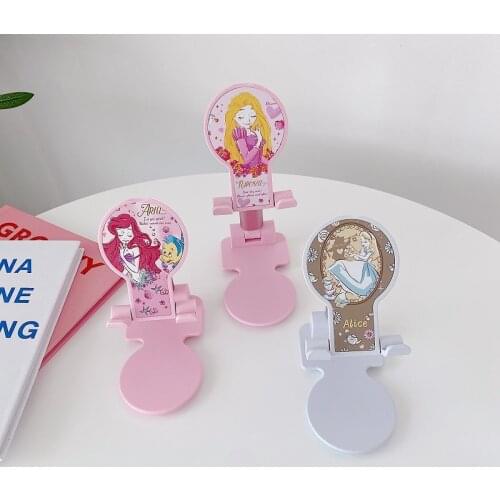 Disney Mermaid Princess Alice Mobile Desktop Stand Smart Phone Stand Suitable for iPhone X 12 Xiaomi All Smart Phone Tablet Stan