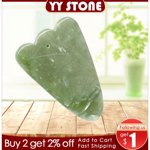 Jade Scraping Massage Tool Body Massager scratching Guasha stone SPA buffalo Scraper for Face Health Care Anti-wrinkle