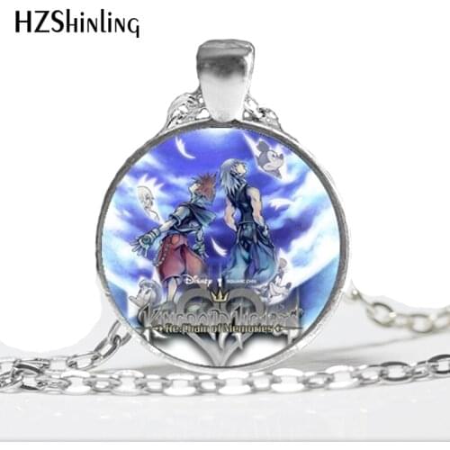 NS-00509 New Fashion Kingdom Hearts Pendant Kingdom Hearts Jewelry Round Picture Necklace HZ1