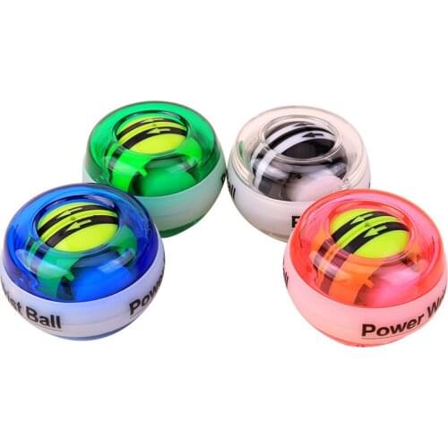 Factory wholesale high quality 2020 new type wrist training ball exercise force ball with led light