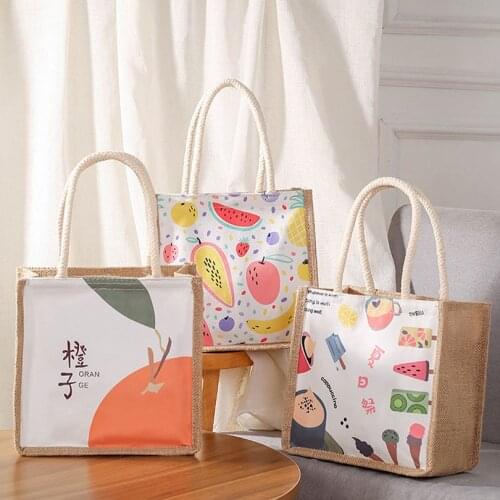 Cute ins Insulated lunch bag women Japanese large-capacity kids bento cooler bags thermal breakfast food box picnic travel